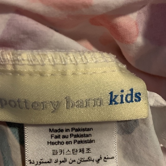 Pottery Barn Kids Pastel Print Organic Cotton Crib Sheets - Picture 3 of 4
